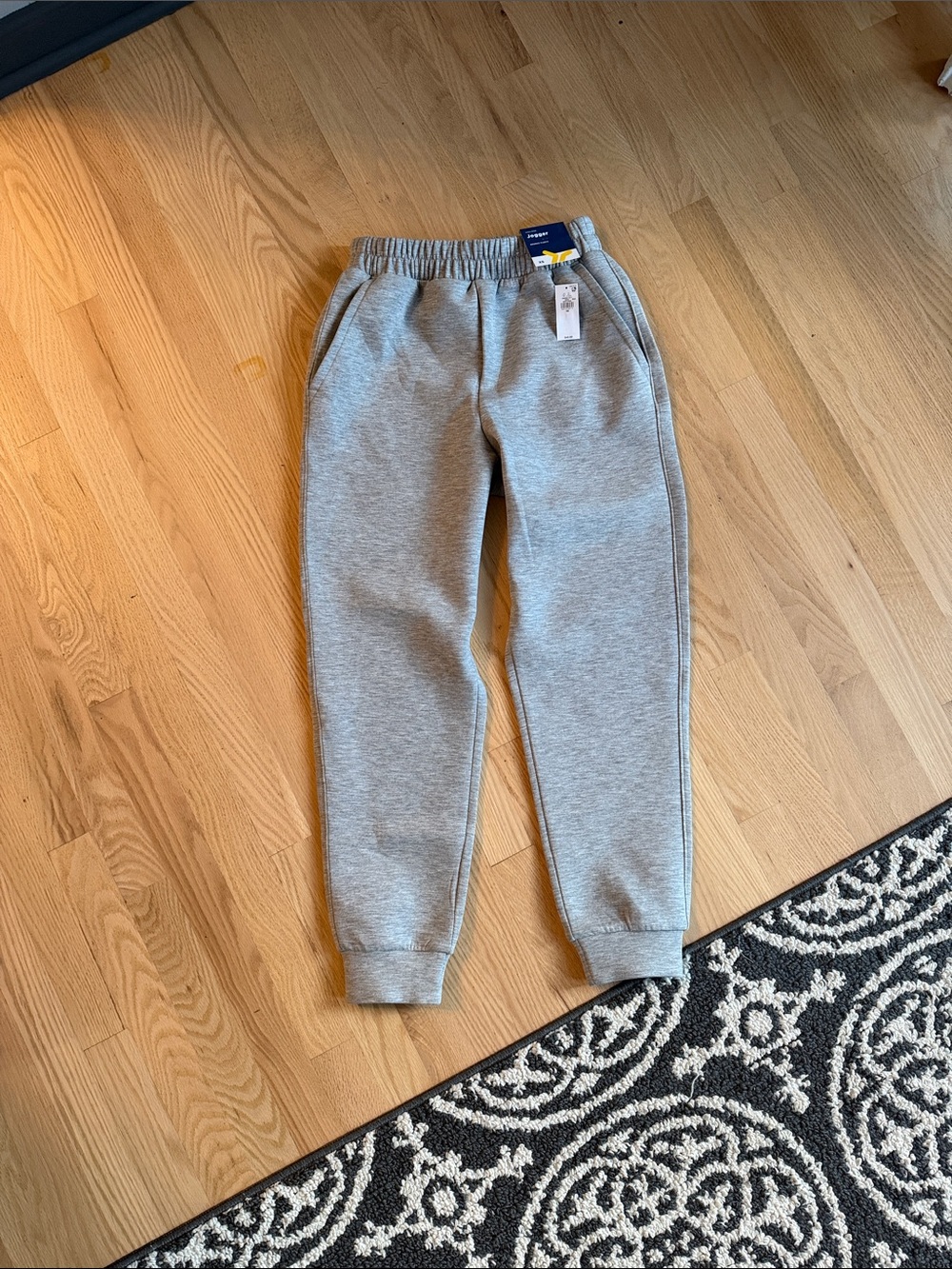 Women’s Grey Fleece Jogger Sweatpants -